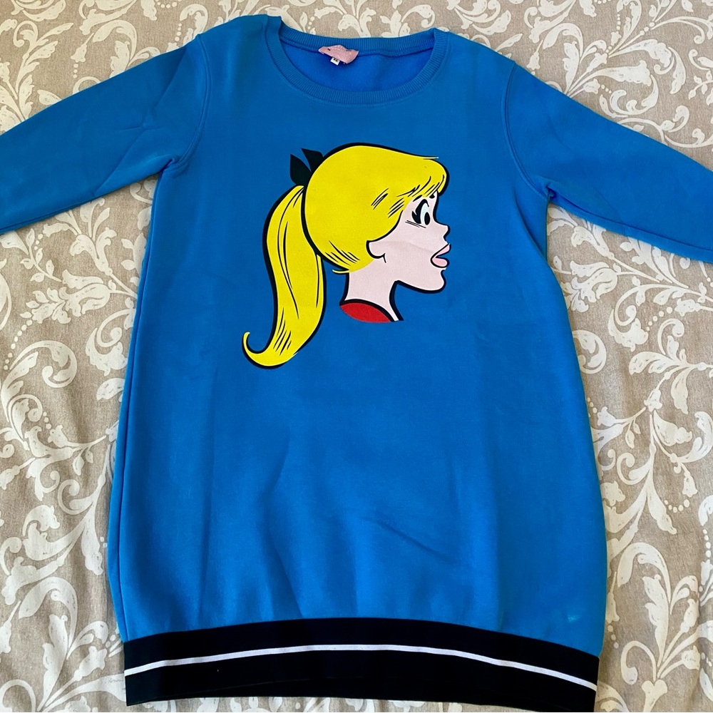 2 Graphic Pop Art dresses - Blue/Salmon size XS/S
New without Tags. - Picture 2 of 5